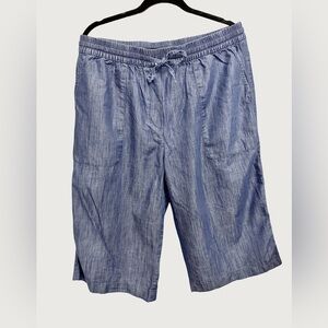 TOMMY HILFIGER |  Drawstring Wide leg capri